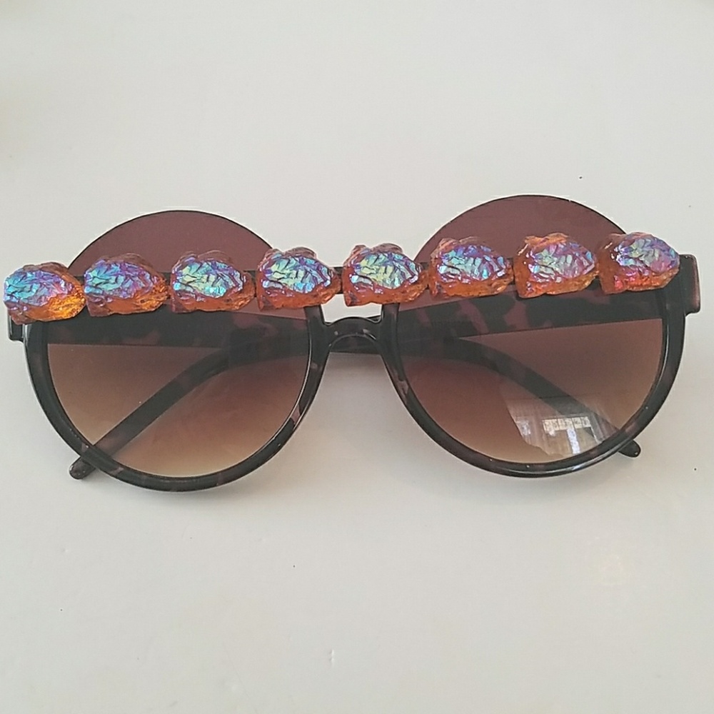 GASOLINE GLAMOUR peekaboo orange rocks sunglasses